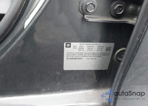 2014 Chevrolet Malibu 2Lt z USA, uszkodzony, nr VIN 1G11E5SLXEF202531